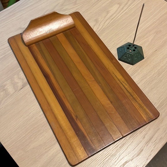 Globe Wernicke Office Antique Globe Wernicke Wooden Clipboard